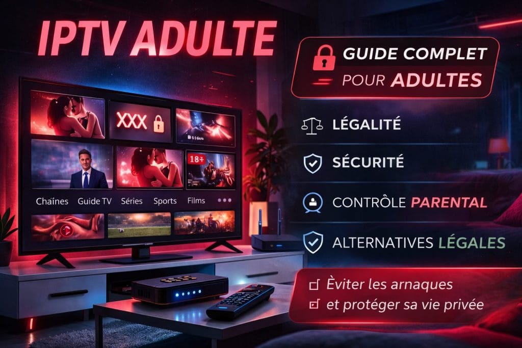 IPTV adulte : guide légal, sécurité et contrôle parental